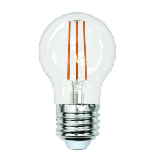 Лампа светодиодная филаментная (UL-00005907) Uniel E27 13W 3000K прозрачная LED-G45-13W/3000K/E27/CL PLS02WH