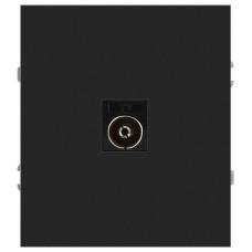 Розетка Эра Arktik 16-3101-05 TV одиночная антрацит Б0070468
