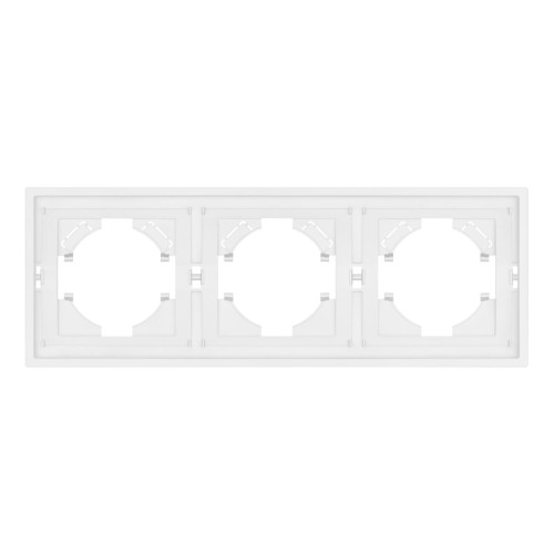 Рамка пластиковая на 3 поста Arlight FRM-TENDO-PL-3-WH 053843