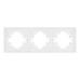 Рамка пластиковая на 3 поста Arlight FRM-TENDO-PL-3-WH 053843