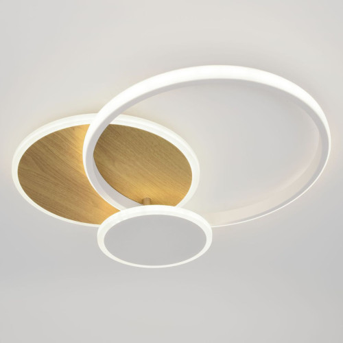 Потолочный светильник Эра Модерн City CLL-1-60-RC WH+Wood