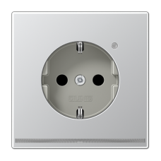 Розетка Schuko с LED подсветкой Jung AL1520-OLNW