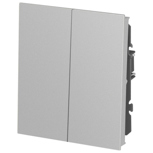 Переключатель Эра Arktik 16-1106-03 двойной 10АХ-250В алюминий Б0070366