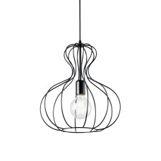 Подвесной светильник Ideal Lux Ampolla-1 SP1 Nero 148502