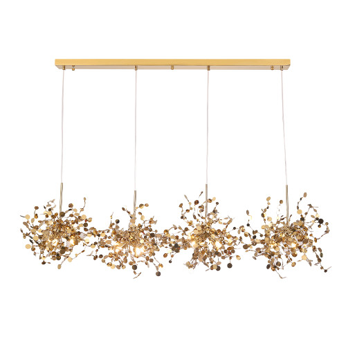 Подвесная люстра Crystal Lux GARDEN SP3х4 L1600 GOLD