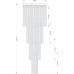 Каскадная люстра Kutek Filago FIL-PLM-10(P)600/500