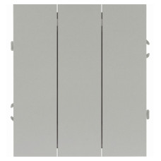 Выключатель Эра Arktik 16-1107-03 тройной 10АХ-250В алюминий Б0070376