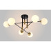 Потолочная люстра Crystal Lux Fidel FIDEL PL6 BLACK