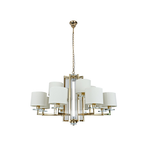 Подвесная люстра Newport 35408+4/C gold без абажуров М0069063