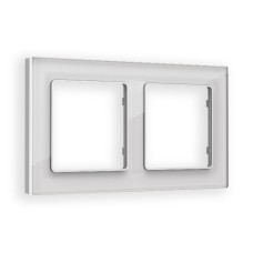 Рамка двухместная Ambrella Volt Platos AF330402