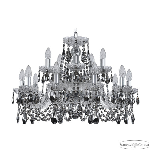 Подвесная люстра Bohemia Ivele Crystal 1402/10+5/240 Ni R781