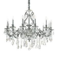 Подвесная люстра Ideal Lux Gioconda SP12 Argento 164953