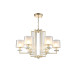 Подвесная люстра Crystal Lux Nicolas NICOLAS SP-PL6 GOLD/WHITE