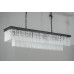 Подвесная люстра Delight Collection 1920s Odeon KR0387P-12C/P black/frost