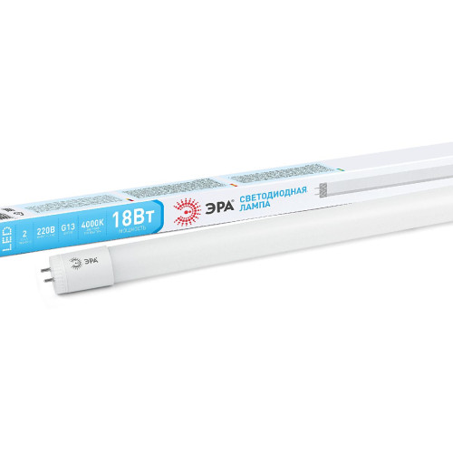 Лампа светодиодная Эра G13 18W 4000K LED T8-18W-840-G13-1200mm Б0019927