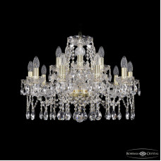 Подвесная люстра Bohemia Ivele Crystal 1413/10+5/220 G