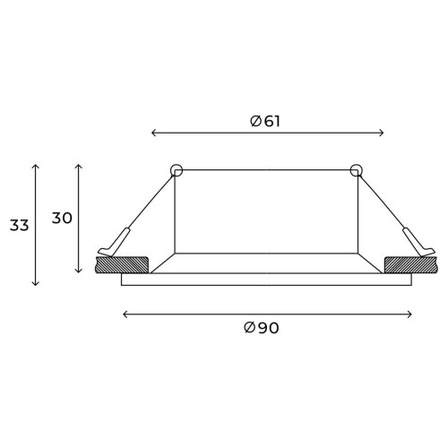 Встраиваемый светильник Hesby Lighting Glow HSBL_0102