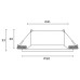 Встраиваемый светильник Hesby Lighting Glow HSBL_0102