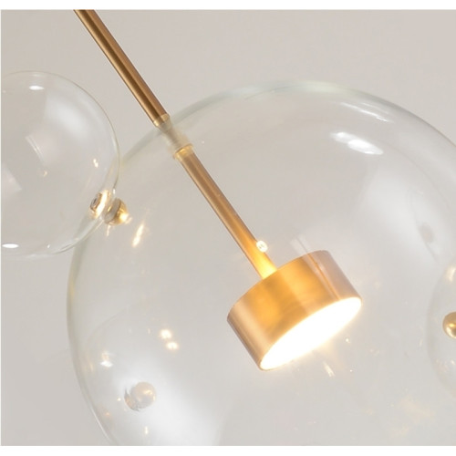 Подвесной светильник Delight Collection Bubbles KG0943P-1 gold