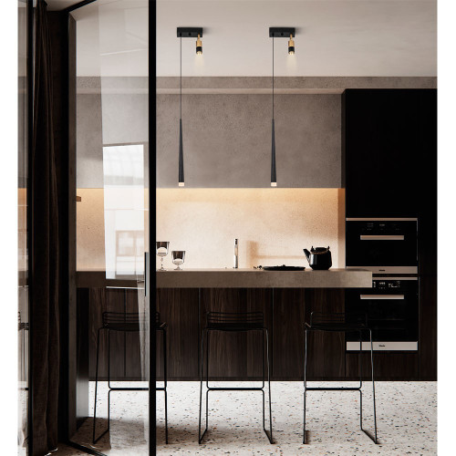 Подвесной светильник LED4U L8705-2 BK Подвесной светильник LED4U L8705-2 BK