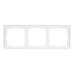 Рамка пластиковая Arlight FRM-NOBE-SFPL-3-WH 054219 Рамка пластиковая Arlight FRM-NOBE-SFPL-3-WH 054219