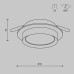 Встраиваемый светильник Maytoni Technical Hoop DL086-GX53-RD-WS