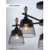 Люстра на штанге Seven Fires Olban SF3389/5C-BK-WD