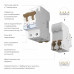 Автоматический выключатель 2P 10 A C 6 кА Werkel W902P106 4690389192623 a062541