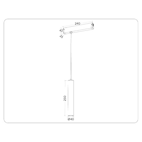 Трековый магнитный светильник Ambrella Light Magnetic 220V GL1431
