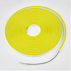 Светодиодная лента Uniel ULS-N11-2835-120LED/m-8mm-IP67-DC24V-10W/m-15M-YELLOW катушка в герметичной упаковке