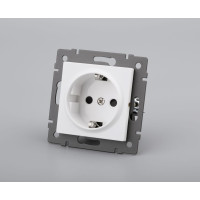 Механизм электрической розетки Arlight SCT-MEU1-PL-WH-V (250V, 16A) 049814