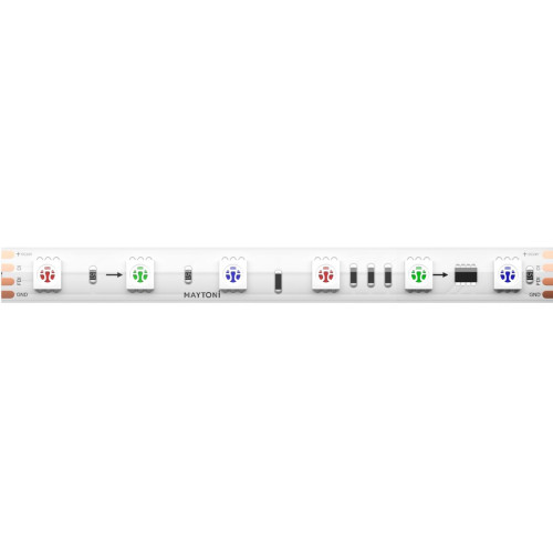 Светодиодная лента Maytoni Led Strip 24В 5050 14,4Вт/м RGB 5м IP67 201248 Светодиодная лента Maytoni Led Strip 24В 5050 14,4Вт/м RGB 5м IP67 201248