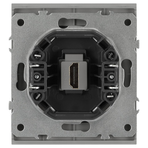 Розетка Эра Arktik 16-3114-03 HDMI алюминий Б0070506