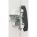Переключатель 2-клавишный, сх.6, 10АХ Systeme Electric Glossa Антрацит GSL000765