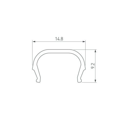 Экран Arlight LINE-D-1515-2000 OPAL (Пластик) 061085