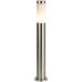 Ландшафтный светильник ЭРА Беллона GBF-103-1-SL-0650 230В Е27 IP54 серебро с розеткой Б0071046