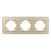 Рамка на 3 поста стеклянная Arlight FRM-OMALI-SFGS-3-GD 049715
