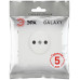Розетка Эра Galaxy 15-2106-08 без заземления 2P 16А-250В IP20 белый матовый Б0071696