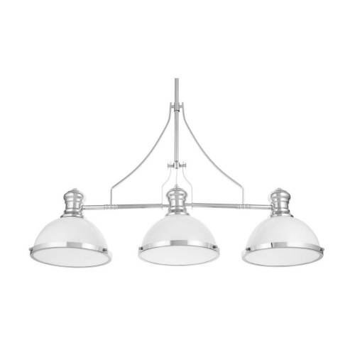 Подвесная люстра Lumina Deco Ettore LDP 710-3 WT+CHR