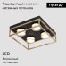 Потолочная люстра iLedex Link 4778-37x37 MBK+SGD