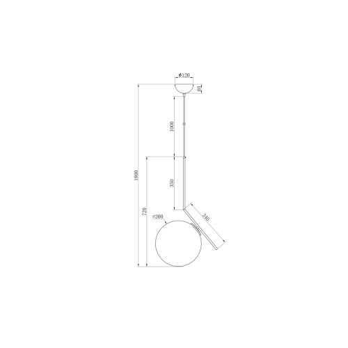 Потолочный светильник Garda Decor K2GP-825BR
