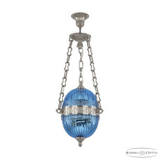 Подвесной светильник Bohemia Ivele Crystal 71000P/20 Ni Aquamarine/M-1G