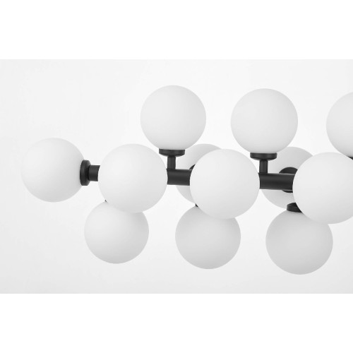 Люстра на штанге Lumina Deco Marsiada LDP 6033-24 BK