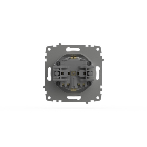 Розетка с крышкой и заземлением ELBI Zena Vega 609-015600-218