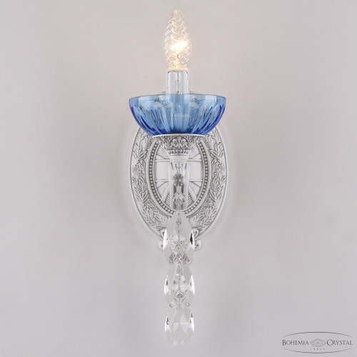 Бра Bohemia Ivele Crystal AL7801B10/1/175 B WMN P Aquamarine/M-1H
