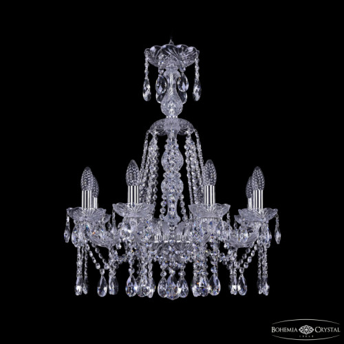 Подвесная люстра Bohemia Ivele Crystal 1413/8/200/XL-66 Ni