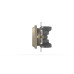Розетка двухместная с заземлением ELBI Zena Vega 609-012500-907