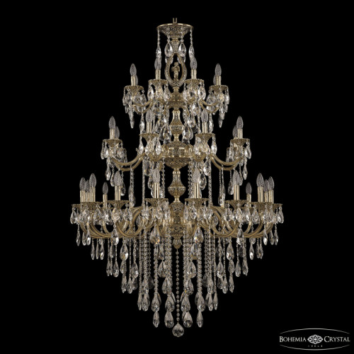 Подвесная люстра Bohemia Ivele Crystal Verona 72401/16+8+8/360/3D B GB FA4M
