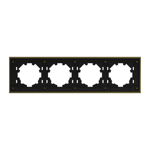 Рамка четырехместная ELBI Zena Platin 500-073400-228