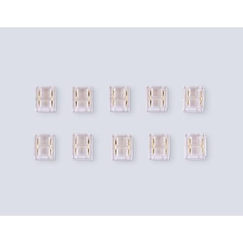 Соединитель прямой Ambrella Light Illumination COB 12/24V для лент 8/10mm (2 конт.) (10шт. в комплекте) GS6361
